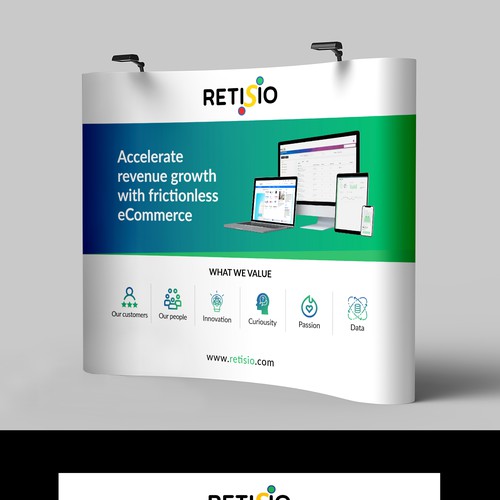 Design a fantastic tradeshow booth for enterprise SaaS company / eCommerce platform Design by dezignedge*
