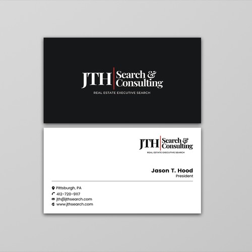 Business Card Design for Executive Search Firm Design by ™SF_Design™