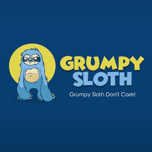 Grumpy Sloth Needs a Cartoony New Logo | Logo design contest