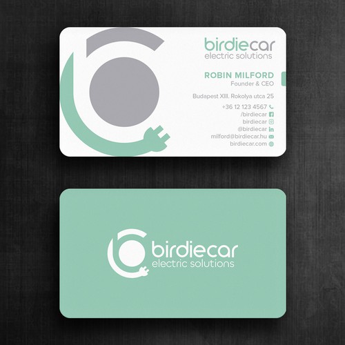 business card for company called birdie Design by Felix SH