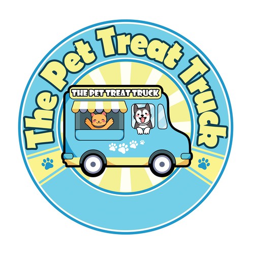 Design a cute/cartoon logo for our dog food truck! Design by yukiaruru