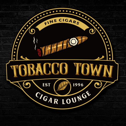 Cigar Lounge Logo Design and Identity Design by Agenciagraf