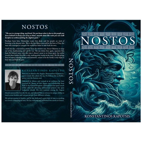 I want the charm of the sea and myths on a book cover Design by Ace Silva