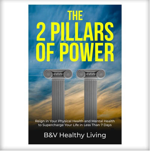 2 Pillars of Power book cover design to grab attention Design by N&N Designs