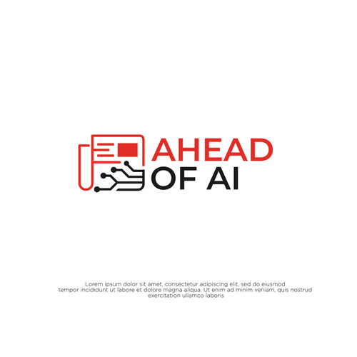 A modern newsletter logo related to artificial intelligence Diseño de Rekker