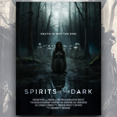 SPIRITS IN THE DARK poster contest Design by 【E-Django】