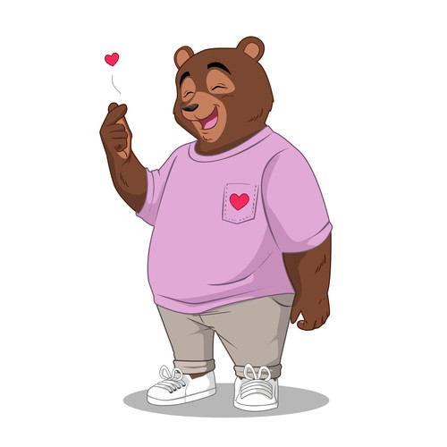 Yeah I know, another Bear design. But Let's make this one is special with Love. Design by Artist86