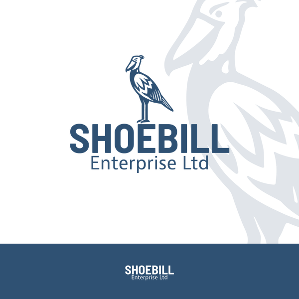 Shoebilll modern design logo