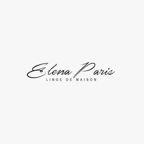 "Elena Paris" winning Logo design