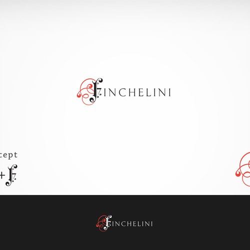 Finchelini Luxury Logo for Art, Antiques & Jewellery Boutique Design by BZsim