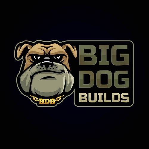 Big Dog Builds Logo Design by Rozart ®