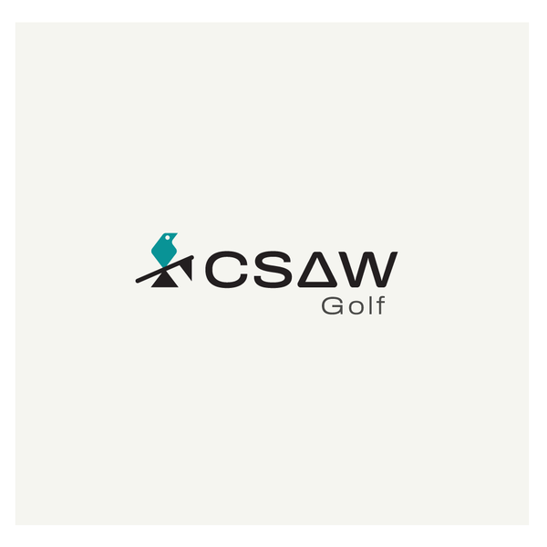 Modern Golf Lifestyle Logo For CSAW Golf