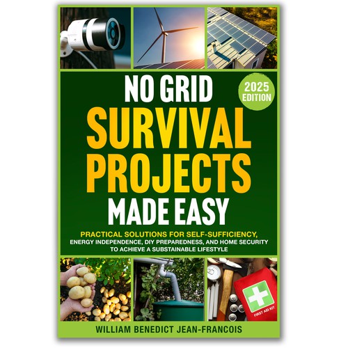 Off-Grid Living Book Title Design by Mindbomb Design