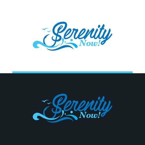 Boat Name Logo    ( Serenity Now! ) Design by fourtunedesign