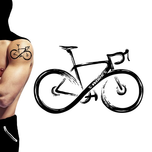 Tattoo design for store bike