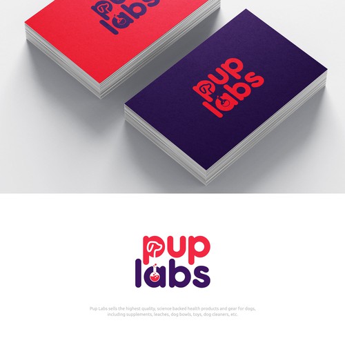 Pup Labs Logo Design Design by Wolgen D