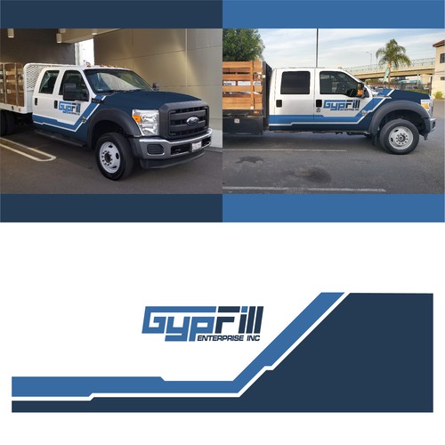 trucks wrap design Design by yogeshkpagare