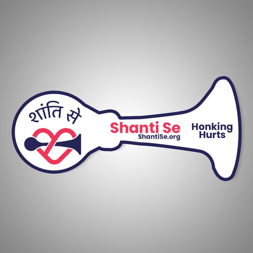 Designs for a no-honking campaign Design by Bittu2015