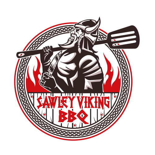 Viking Inspired BBQ Food Delivery Needs a Logo Design by Naufal RA