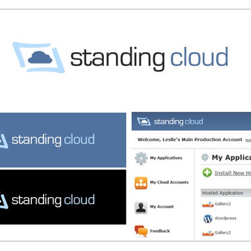 Papyrus strikes again!  Create a NEW LOGO for Standing Cloud. Réalisé par ModuleOne