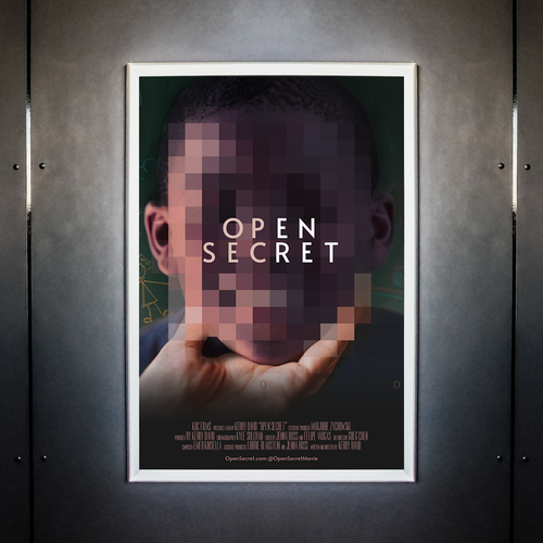 Design a poster for the documentary Open Secret Design by CreamCreative