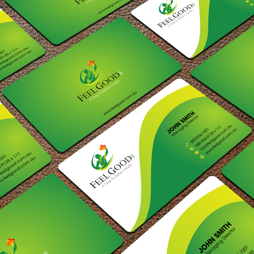 A Step To Better Health - Business card for the medical industry Design by FK_Designs