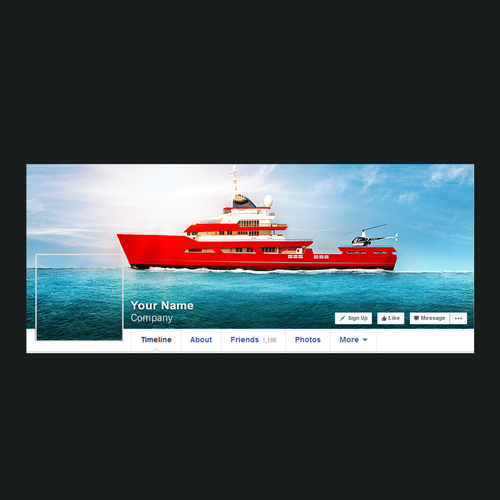 Facebook cover contest entry by Fiskh Design