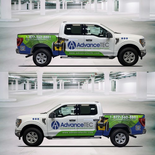 Design a Cutting-Edge, Classy Truck Wrap for AdvanceTEC – Highlighting Innovative Technology Design by Ardi Yodam