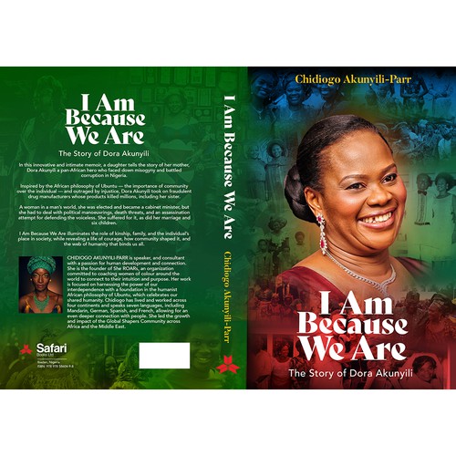 The book cover of the story of a legend whose life inspired millions Design by EPH Design