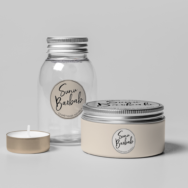 Concept de logo pour Sunu Baobab, cosmétiques naturels