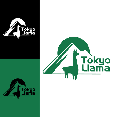 Outdoor brand logo for popular YouTube channel, Tokyo Llama Diseño de Luel