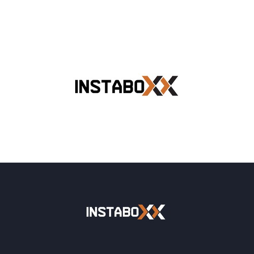 Instaboxx logo Design by LAYOUT.INC