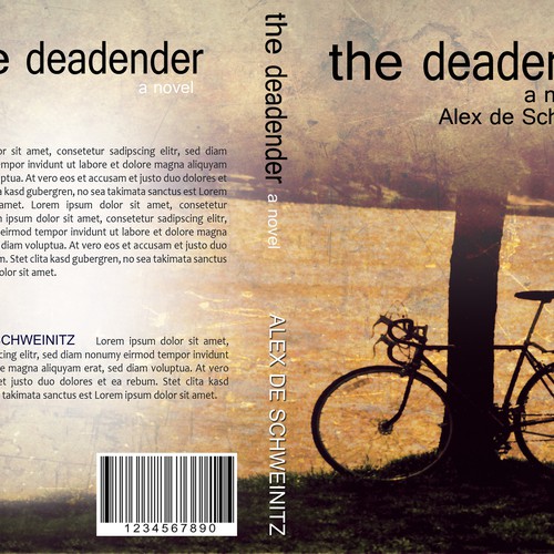 Looking for a dramatic, minimalist book cover art for my book "The Deadender" Design by Theother31