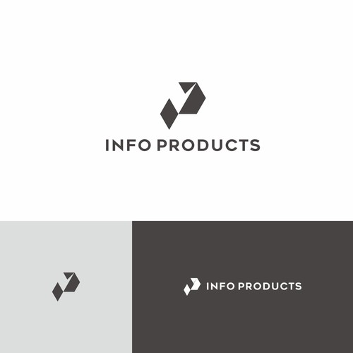 InfoProducts.com - Logo & Branding Design by bunga92