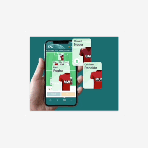 Design by eeeh_aarrh titled "Animated banner for fantasy team"