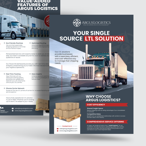 Argus LTL Program Flyer Design by vcreatived