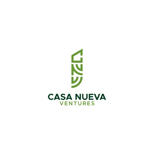 Real estate investing logo symbolizing growth Design by << NENTINEN >>