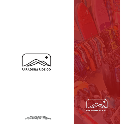 "Paradigm Ride co" winning Logo & hosted website