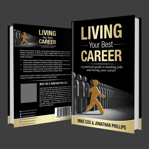 Design inspirational book cover for career-changing book Design by Lizaa