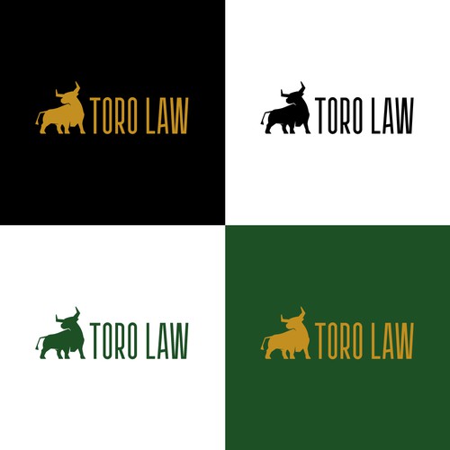 Design a unique skull bull logo for a personal injury law firm Design por Andrija Arsic