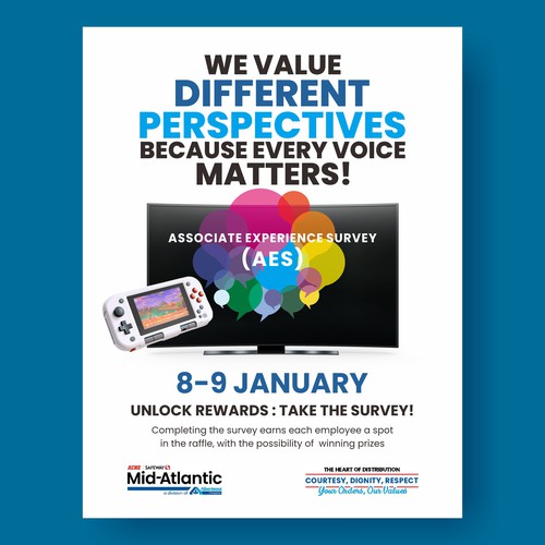 Acme Survey Need 100% Participation Design by YaaFattaah.YaaRazzaaq