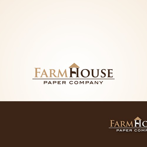 New logo wanted for FarmHouse Paper Company Design por creaturescraft