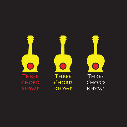 Our band Three Chord Rhyme needs a logo to attract TV and media interest in our productions Design by red lapis