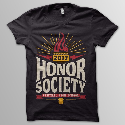 High School Honor Society T-shirt for www.imagemarket.com Ontwerp door appleART™