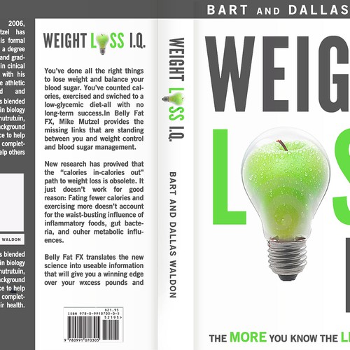 Design a creative and simple cover for weight loss book Design by Milica M.