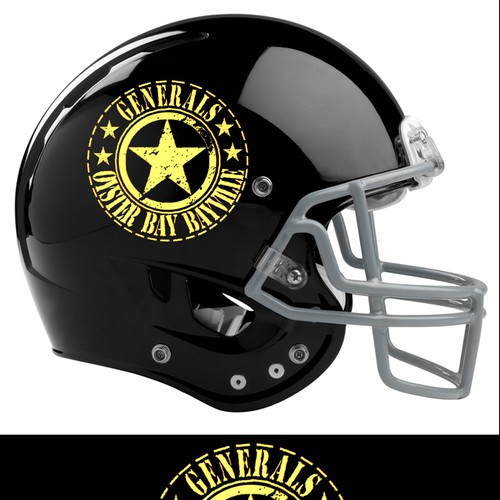 football helmet graphic design