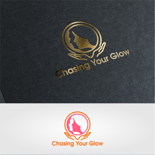 Logo for Glowing Skin and Confidence- glow from within. NO FLOWERS/LOTUS Design by Sri_widya_designs