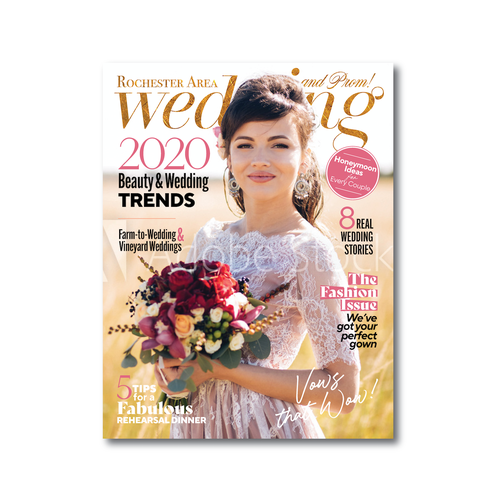 Wedding Magazine Cover Design réalisé par EmLime