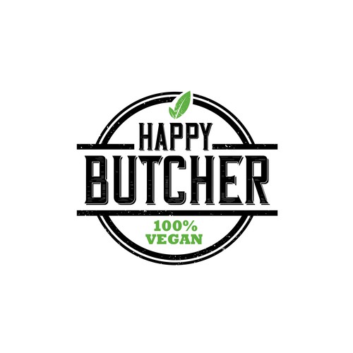 Logo for a modern vegan butcher! Design by subtropica