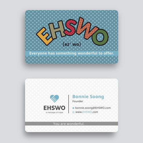 A Cool, Fun Business Card That's Not Really A Business Card - Have fun with this!!!  EHSWO.com Design von Roni_